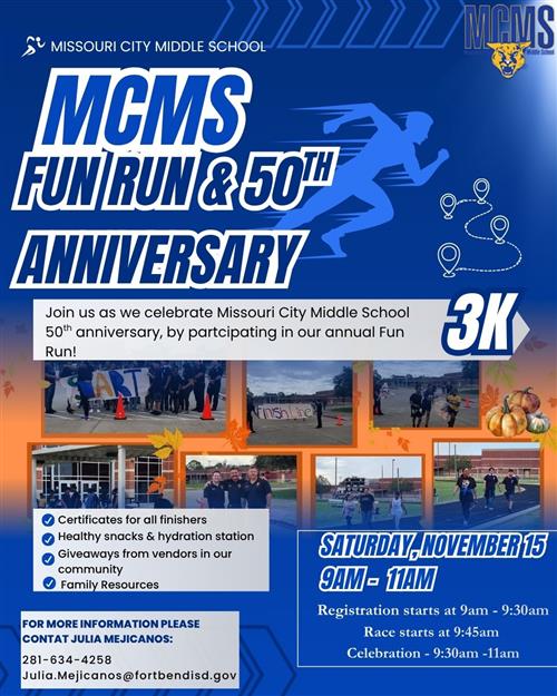 MCMS 50th Anniversary and Fun Run